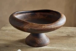 Sindar Pedestal Bowl - Natural