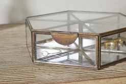 Sitara Jewellery Box - Antique Brass
