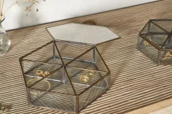 Sitara Jewellery Box - Antique Brass