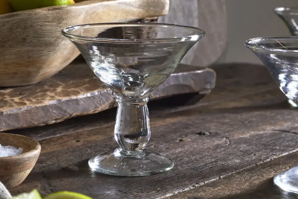 Sooraj Champagne Coupe - Clear - (Set of 4)