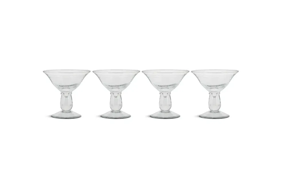 Sooraj Champagne Coupe - Clear - (Set of 4)