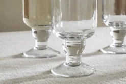 Sooraj Large Glass - Clear - (Set of 4)