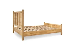 Sri Mango Wood Bed - Moss