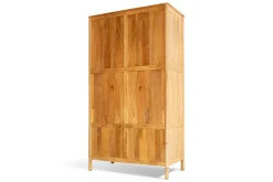 Sri Mango Wood Wardrobe - Natural