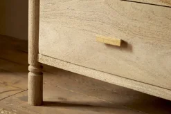 Sri Mango Wood Wardrobe - Natural
