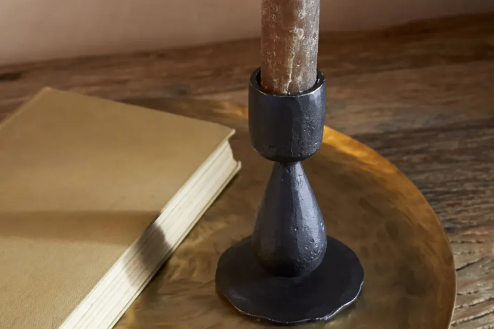 Suba Candle Holder - Black