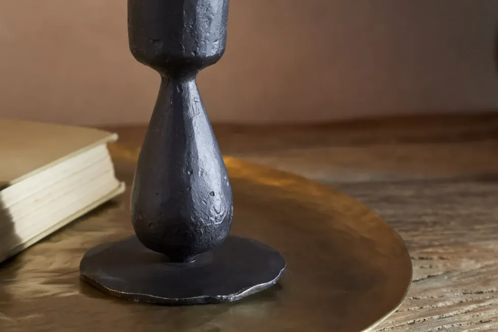Suba Candle Holder - Black