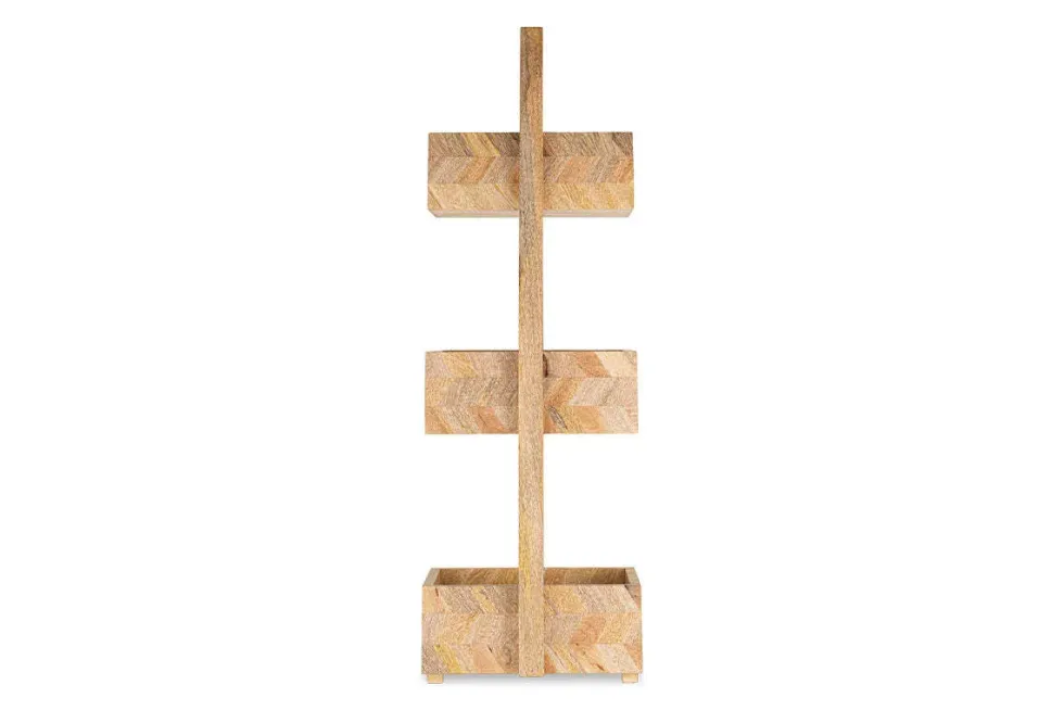 Sukha Mango Wood Storage Caddy - Natural