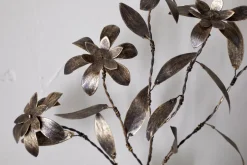 Svara Stem Flower - Antique Brass