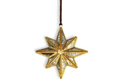 Taara Star Decoration - Antique Brass