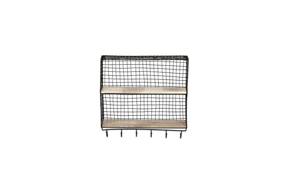Tamba Shelf with Hooks