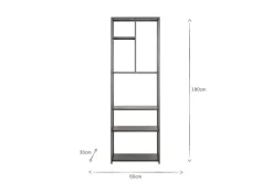 Tanvi Display Shelf - Black - Narrow