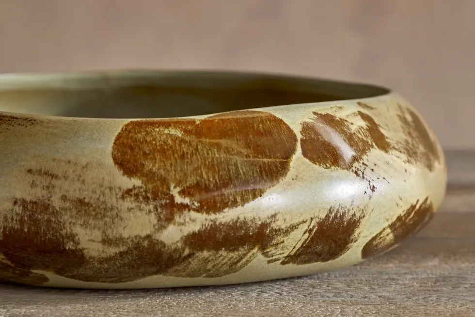 Terra Serving Bowl - Khaki Green