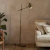 Thenkara Directional Floor Lamp - Antique Brass