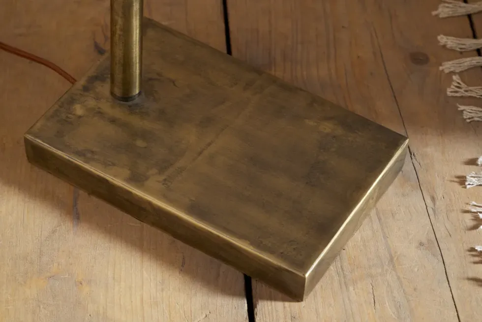 Thenkara Directional Floor Lamp - Antique Brass