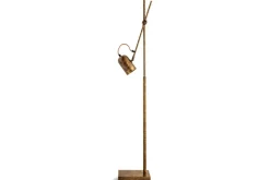 Thenkara Directional Floor Lamp - Antique Brass