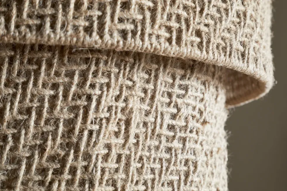 Thimba Woven Jute Chandelier - Natural