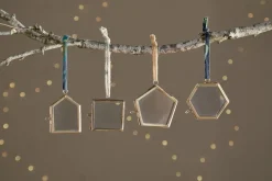 Tiny Kiko Frame Decorations - Aged Antique - (Set of 4)