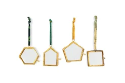 Tiny Kiko Frame Decorations - Aged Antique - (Set of 4)