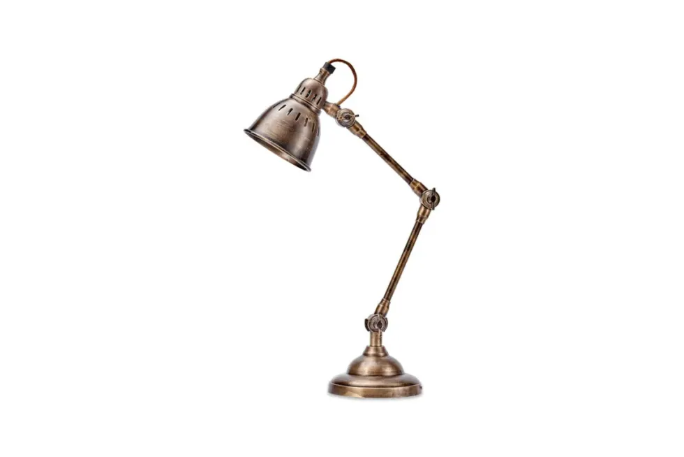 Tubu Antique Brass Desk Lamp