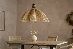 Tudai Woven Jute Pendant - Natural