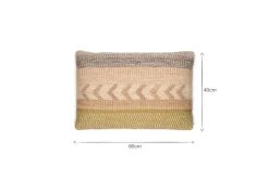Tuleeka Wool Cushion Cover - Ochre