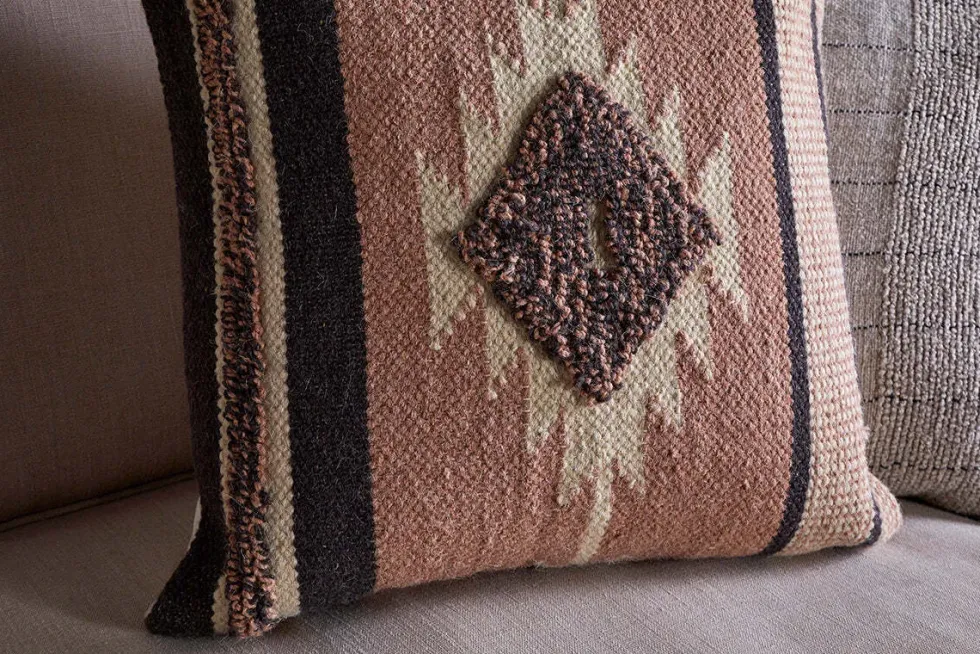 Tussi Mara Cushion Cover - Dusty Pink