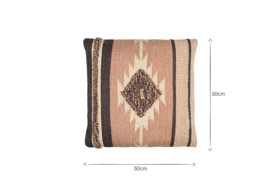 Tussi Mara Cushion Cover - Dusty Pink