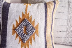 Tussi Mara Cushion Cover - Mustard & Grey