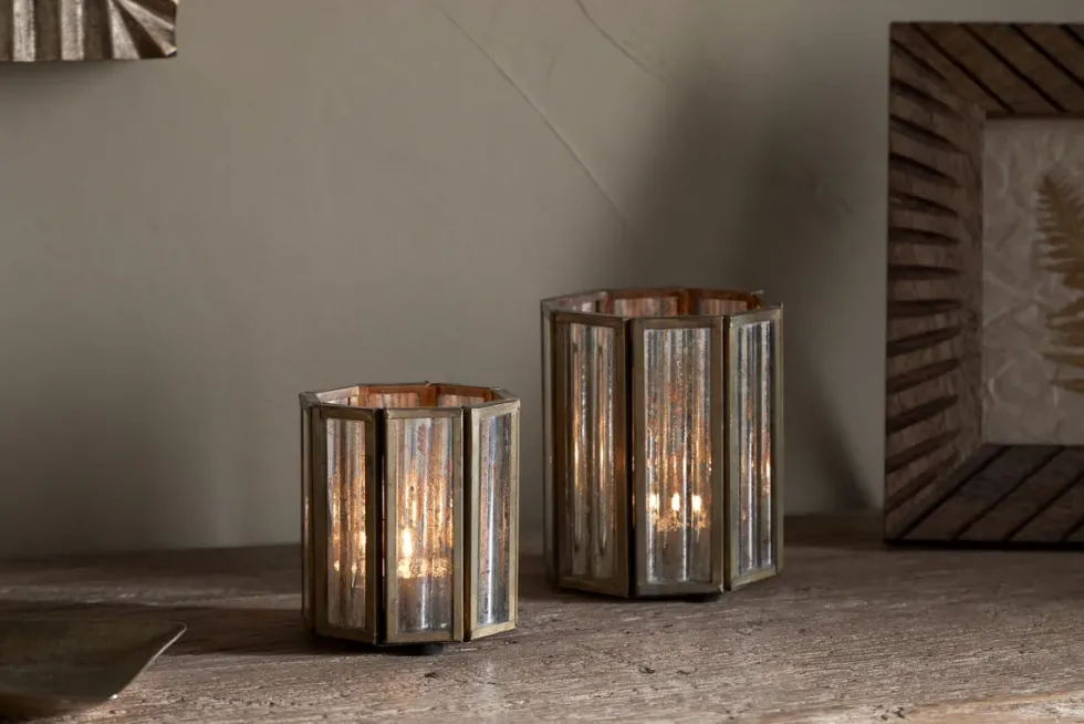 Tyma Tealight Holder - Brass