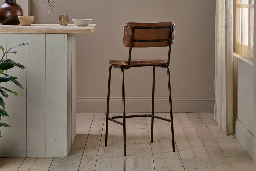 Ukari Counter Chair - Chocolate Brown