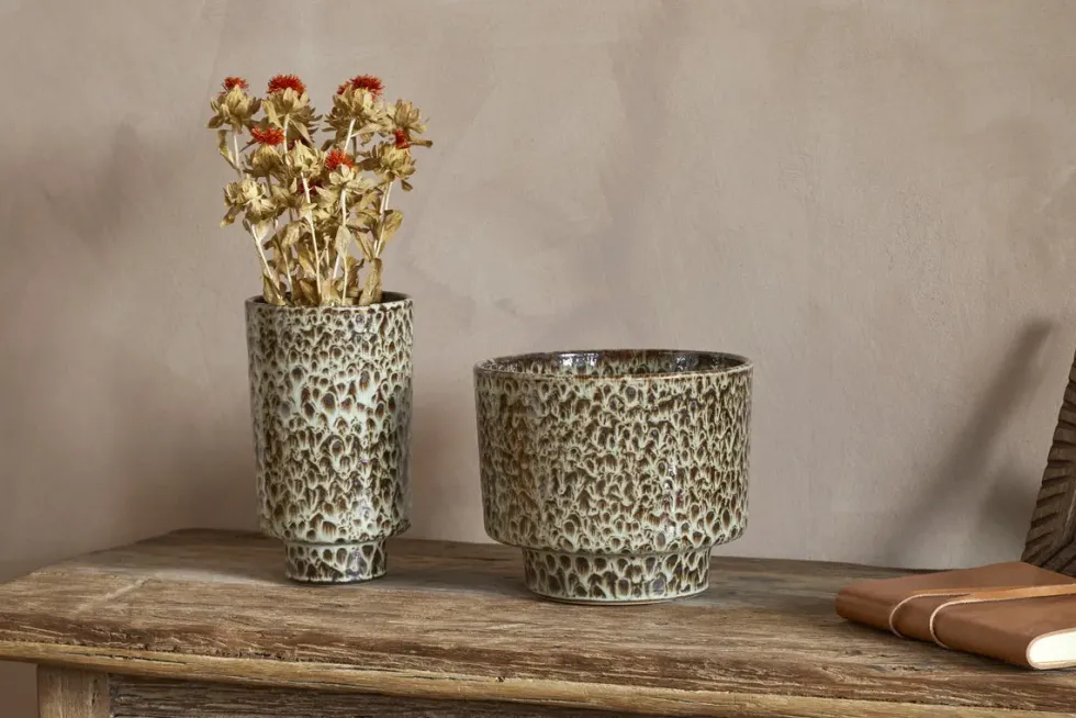 Uzuri Vase - Brown - Tall