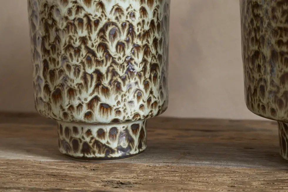 Uzuri Vase - Brown - Tall