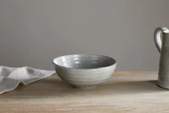 Valinha Earthenware Dinnerware Set - Grey (Set of 12)