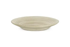 Valinha Earthenware Round Platter - Grey