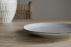 Valinha Earthenware Side Plate - Grey
