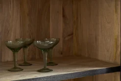 Valin Mango Wood & Glass Cabinet - Natural