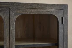 Valin Mango Wood & Glass Cabinet - Natural