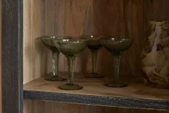 Valin Mango Wood & Glass Cabinet - Natural