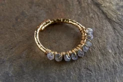 Vani Labradorite Ring - Labradorite & Gold