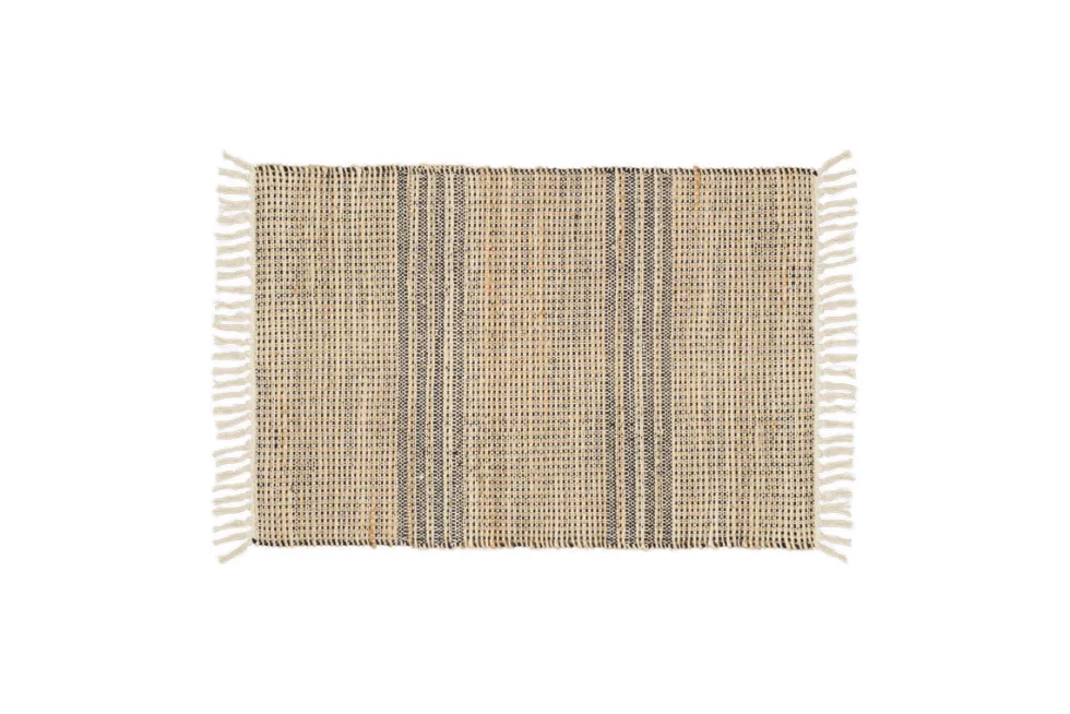 Varli Jute & Cotton Doormat - Natural