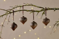 Varu Baubles - Black & Gold - (Set of 4)