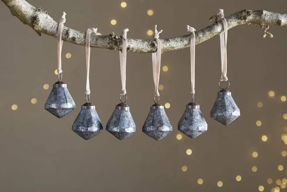 Vikula Baubles - Sea Foam - (Set of 6)