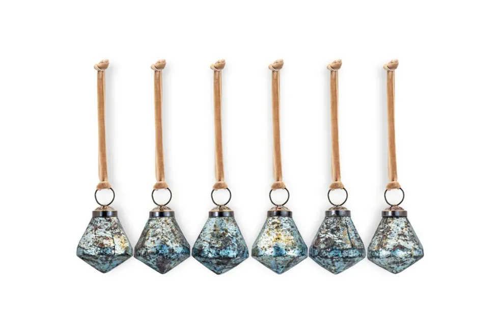 Vikula Baubles - Sea Foam - (Set of 6)