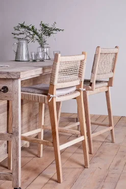 Vinay Woven Counter Chair - Natural