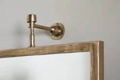 Visala Square Swivel Wall Mirror - Antique Brass - Square