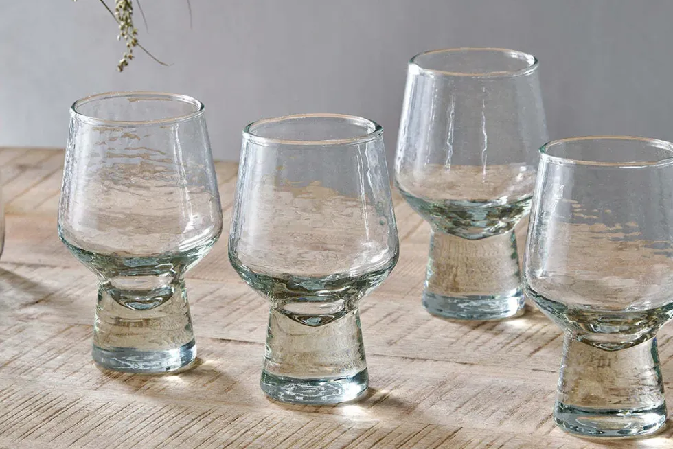 Visla Glass - Light Smoke (Set of 4)