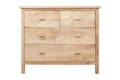 Vivan Grooved Chest of Drawers - Natural