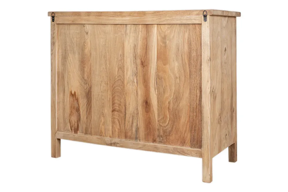 Vivan Grooved Chest of Drawers - Natural