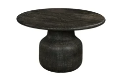 Vivan Grooved Coffee Table - Charcoal
